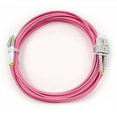 Cabeus FOP-50-OM4-LC-SC-5m Шнур оптический duplex LC-SC 50/125 mm OM4 5м LSZH, фото 