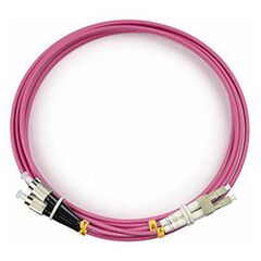 Cabeus FOP-50-OM4-LC-FC-2m Шнур оптический duplex LC-FC 50/125 mm OM4 2м LSZH, фото 