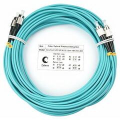 Cabeus FOP-50-FC-FC-20m Шнур оптический duplex FC-FC 50/125 mm OM3 20м LSZH, фото 