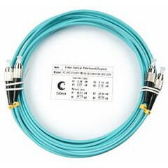 Cabeus FOP-50-FC-FC-5m Шнур оптический duplex FC-FC 50/125 mm OM3 5м LSZH, фото 