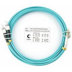 Cabeus FOP-50-LC-FC-7m Шнур оптический duplex LC-FC 50/125 mm OM3 7м LSZH, фото 