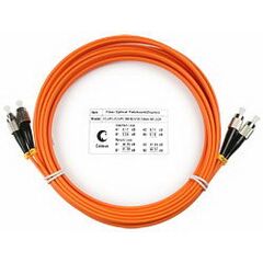 Cabeus FOP-62-FC-FC-5m Шнур оптический duplex FC-FC 62,5/125 mm 5м LSZH, фото 