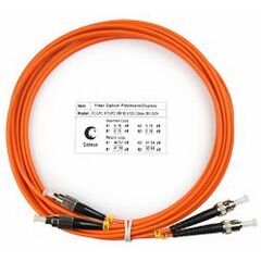 Cabeus FOP-62-FC-ST-3m Шнур оптический duplex FC-ST 62,5/125 mm 3м LSZH, фото 
