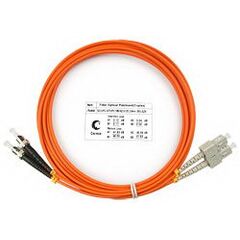 Cabeus FOP-62-SC-ST-3m Шнур оптический duplex SC-ST 62,5/125 mm 3м LSZH, фото 