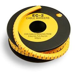 Cabeus EC-2-5 Маркер для кабеля д.7.4мм, фото 