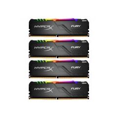 Комплект памяти Kingston HyperX FURY RGB 32GB DIMM DDR4 3000MHz (4х8GB), HX430C15FB3AK4/32, фото 