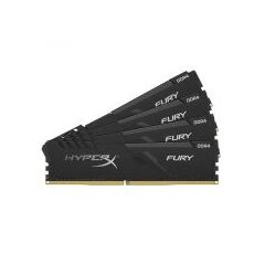 Комплект памяти Kingston HyperX FURY Black 16GB DIMM DDR4 2400MHz (4х4GB), HX424C15FB3K4/16, фото 