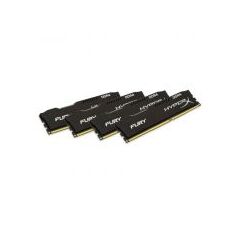 Комплект памяти Kingston HyperX FURY Black 16GB DIMM DDR4 2666MHz (4х4GB), HX426C16FB3K4/16, фото 