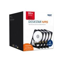 Комплект дисков HDD HGST Deskstar NAS SATA III (6Gb/s) 3.5" 4TBx4шт., 0S03678, фото 