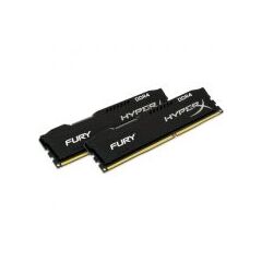 Комплект памяти Kingston HyperX FURY Black 8GB DIMM DDR4 2666MHz (2х4GB), HX426C15FBK2/8, фото 