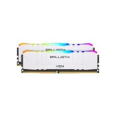 Комплект памяти Crucial Ballistix RGB White 16GB DIMM DDR4 3000MHz (2х8GB), BL2K8G30C15U4WL, фото 