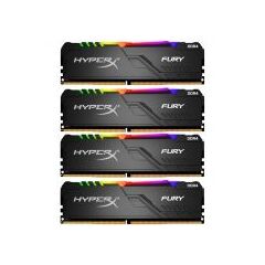 Комплект памяти Kingston HyperX FURY RGB 32GB DIMM DDR4 2400MHz (4х8GB), HX424C15FB3AK4/32, фото 