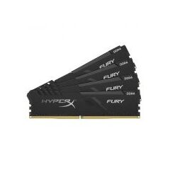 Комплект памяти Kingston HyperX FURY Black 32GB DIMM DDR4 2400MHz (4х8GB), HX424C15FB3K4/32, фото 