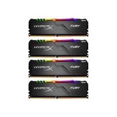 Комплект памяти Kingston HyperX FURY RGB 32GB DIMM DDR4 3200MHz (4х8GB), HX432C16FB3AK4/32, фото 