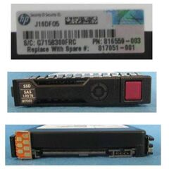 SSD диск HPE 817051-001 1.92TB 2.5in PLP SAS-12G SC Read Intensive G8 G9 SSD, фото 