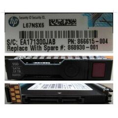 SSD диск HPE 868930-001 1.92TB 2.5in DS SATA-6G SC Read Intensive, фото 