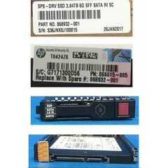 SSD диск HPE 868932-001 3.84TB 2.5in DS SATA-6G SC Read Intensive, фото 