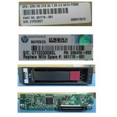 Жесткий диск HPE 2ТБ 601778-001, фото 