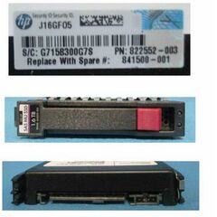 SSD диск HPE MSA MO001600JWTBT 1.6TB 2.5in SFF SAS-12G Mixed Use SSD, фото 