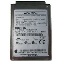 Жесткий диск TOSHIBA - 60GB 4200rpm 2mb ATA/IDE, фото 