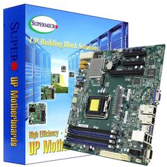 Материнская плата Supermicro X11SSH-F mATX LGA 1151, Retail, MBD-X11SSH-F-O, фото 