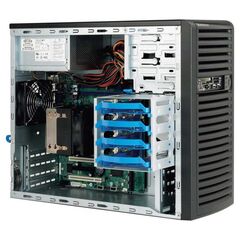Корпус Supermicro SuperChassis 731D-300B Miditower 300Вт Чёрный, CSE-731D-300B, фото 