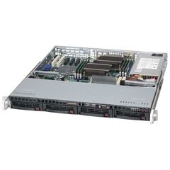 Корпус Supermicro SuperChassis 813MTQ-600CB Rack 600Вт Чёрный 1U, CSE-813MTQ-600CB, фото 