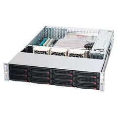 Корпус Supermicro SuperChassis 826E26-R1200LPB Rack 1200Вт Чёрный 2U, CSE-826E26-R1200LPB, фото 