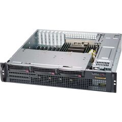 Корпус Supermicro SuperChassis 825MBTQC-R802LPB Rack 800Вт Чёрный 2U, CSE-825MBTQC-R802LPB, фото 