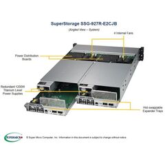 Корпус Supermicro SSG-927R-E2CJB Server Chassis 2U Rackmount, фото 