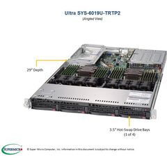 Серверная платформа Supermicro SYS-6019U-TRTP2, фото 