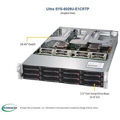Серверная платформа Supermicro SYS-6029U-E1CRTP, фото 