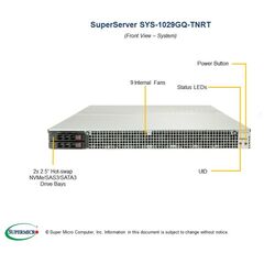Серверная платформа Supermicro SYS-1029GQ-TNRT, фото 