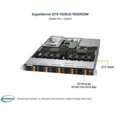 Серверная платформа Supermicro SYS-1029UZ-TN20R25M, фото 