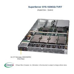 Серверная платформа Supermicro SYS-1029GQ-TVRT, фото 