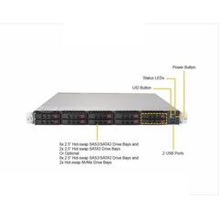 Серверная платформа Supermicro SYS-1028UX-LL1-B8, фото 