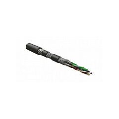 Кабель Hyperline ISFTP4-C7A-P23/7-ARM/W-SHF1/SHF2-BK, фото 