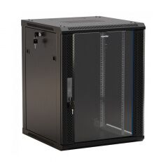 Шкаф настенный Hyperline TWB-1866-GP-RAL9004, фото 