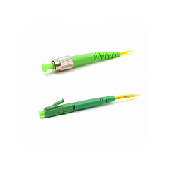 Патч-корд оптический Hyperline FC-S2-9-FC/AR-LC/AR-H-5M-LSZH-YL, фото 