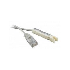 Патч-корд Hyperline PC-110-RJ45-1P-CX-2M-LSZH-GY, фото 