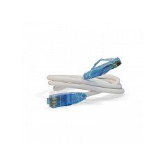 Патч-корд Hyperline PC-LPM-UTP-RJ45-RJ45-C6-0.3M-LSZH-WH, фото 