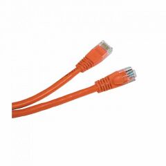 Патч-корд Hyperline PC-LPM-STP-RJ45-RJ45-C6-1M-LSZH-OR, фото 