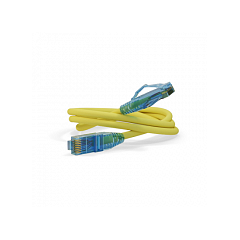 Патч-корд Hyperline PC-LPM-UTP-RJ45-RJ45-C6-1.5M-LSZH-YL, фото 