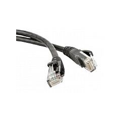 Патч-корд Hyperline PC-LPM-STP-RJ45-RJ45-C6-1M-LSZH-BK, фото 