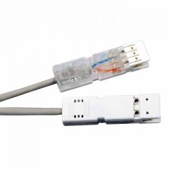 Патч-корд Hyperline PC-110-110-2P-C5-1M-LSZH-GY, фото 