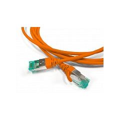 Патч-корд Hyperline PC-LPT-SFTP-RJ45-RJ45-C6A-1M-LSZH-OR, фото 