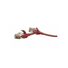 Патч-корд Hyperline PC-LPT-UTP-RJ45-RJ45-C6-1M-LSZH-RD, фото 