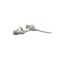 Патч-корд Hyperline PC-LPT-UTP-RJ45-RJ45-C6-1M-LSZH-WH, фото 