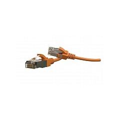 Патч-корд Hyperline PC-LPT-SFTP-RJ45-RJ45-C6-1M-LSZH-OR, фото 