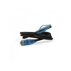 Патч-корд Hyperline PC-LPM-UTP-RJ45-RJ45-C6-10M-LSZH-BK, фото 